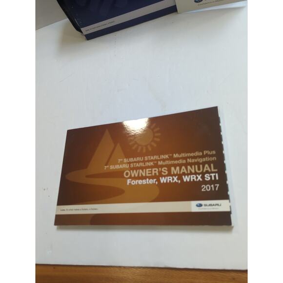 2017 Subaru WRX WRX STI Owners Manual Set with Case W/Starlink Owner's Manual - Picture 10 of 16